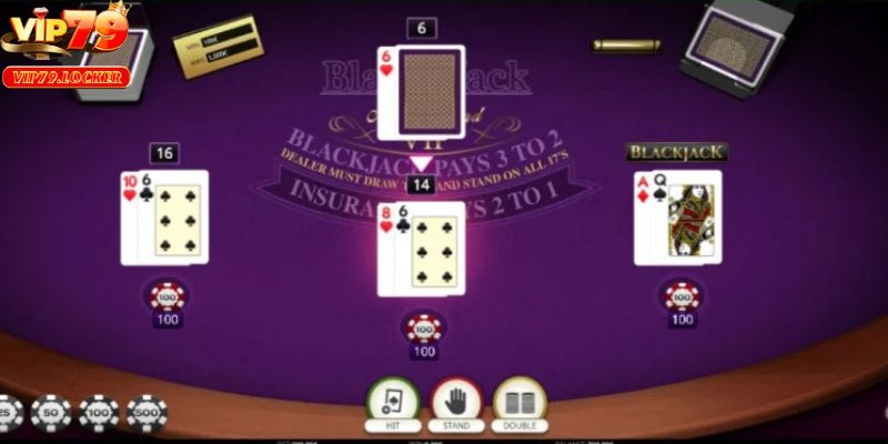 Cách chia bài của game blackjack trực tuyến