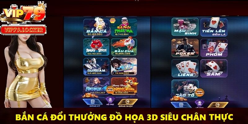 Trải nghiệm bắn cá đổi thưởng với đồ họa HD siêu chân thực