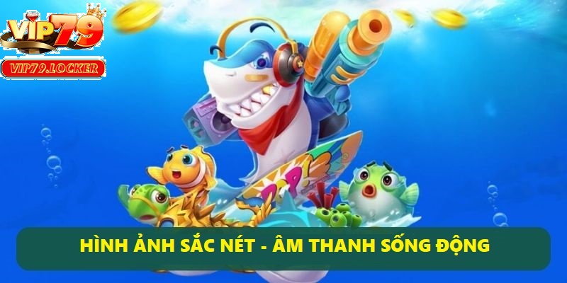 Đồ họa sắc nét mang người chơi đến cảm giác như săn cá ở đại dương thực